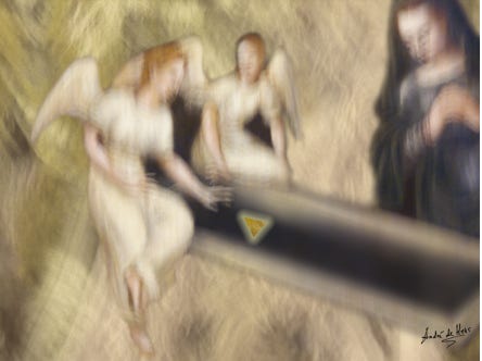 Een driehoek van zuiver goud